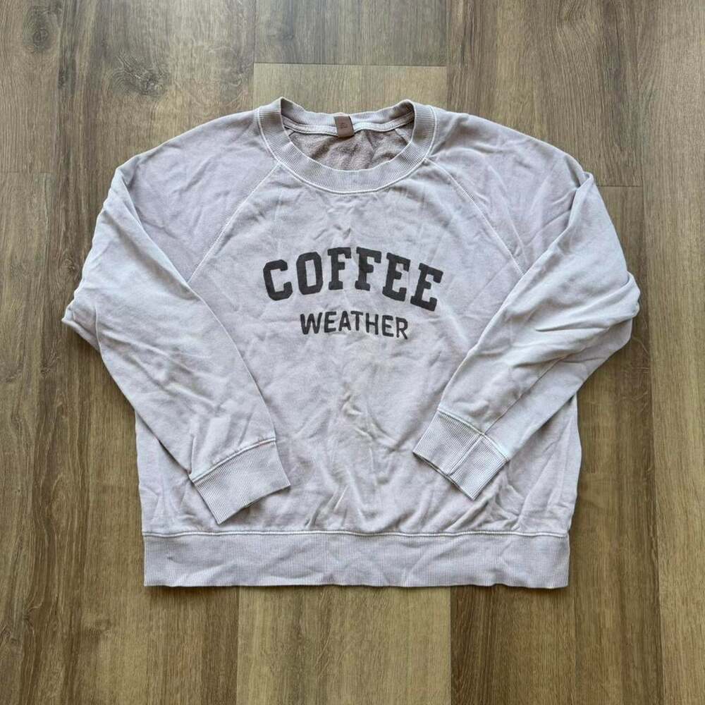 Old Navy Women's Tan and Brown Sweatshirt